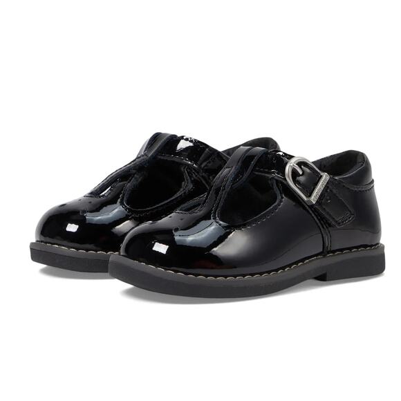 Stride Rite Girls SR Suise Mary Jane Flat Size 5 Toddler Shoes Black NIB - Picture 1 of 11